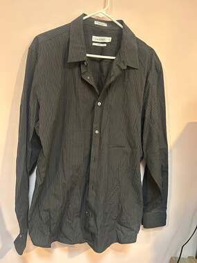 Calvin Klein Stripe Button Down *XL Slim Fit*
